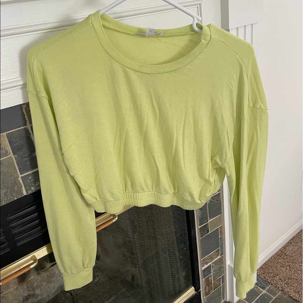 Neon crop top